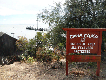 Sign at china camp