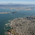 aerial view of sf bay 