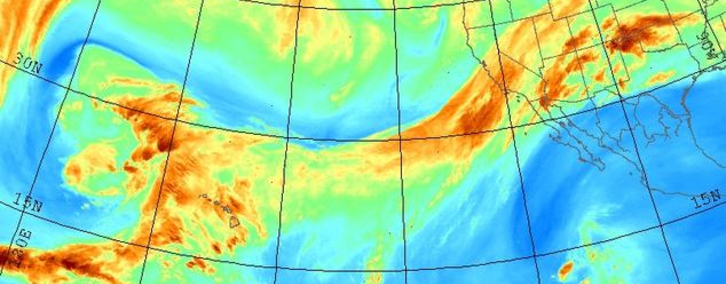 satellite map of atmospheric river 