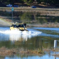 road flooding vehicle